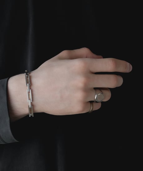 FOLIE STONE SILVER OBJECT BRACELET