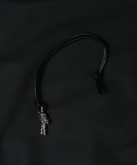 LEATHER CORD DOUBLE KNOT ORNAMENT