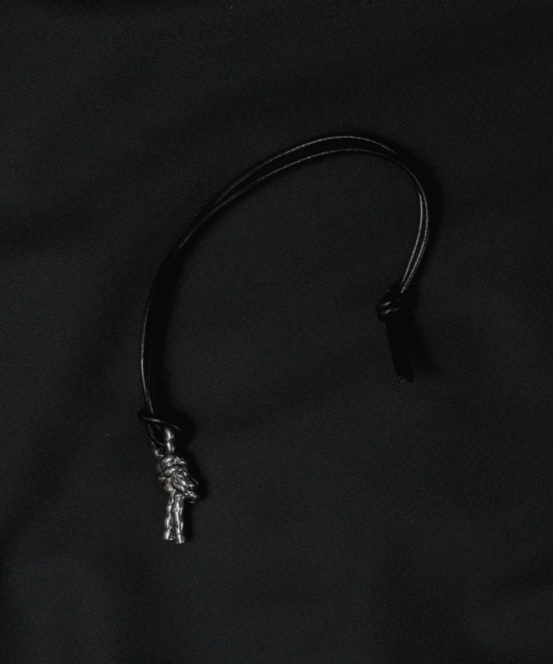 LEATHER CORD DOUBLE KNOT ORNAMENT | CTHY