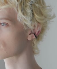 STONE SILVER EAR CUFF