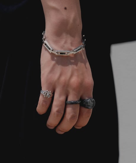 FOLIE STONE SILVER OBJECT BRACELET