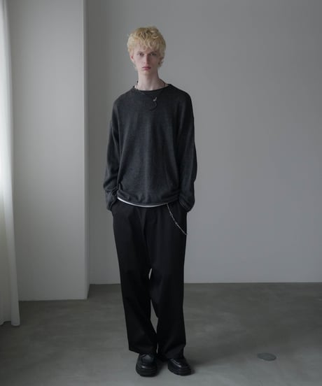 COLOR NEP YARN WOOL ROLL KNIT