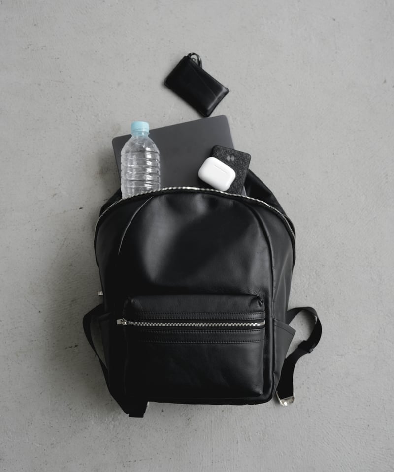新品 CTHY REPLAY まとめ　本革レザーリュック バックパック 黒 FOLIE SMOOTH LEATHER DAYPACK | CTHY