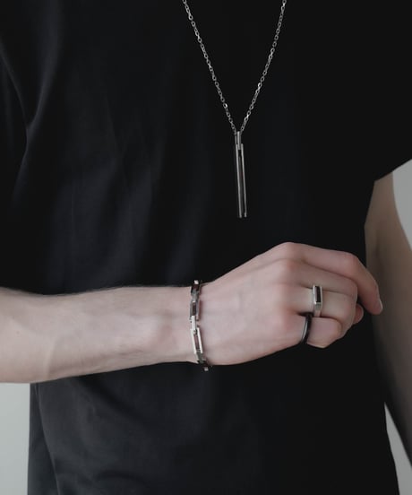 FOLIE STONE SILVER OBJECT NECKLACE