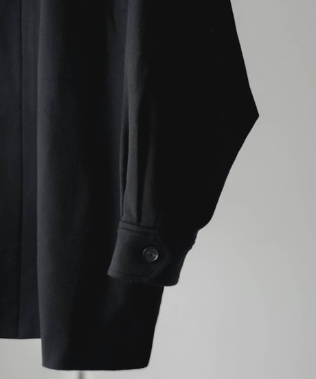 LUXURY MATERIAL Super180's BISHU WOOL COCOON COAT