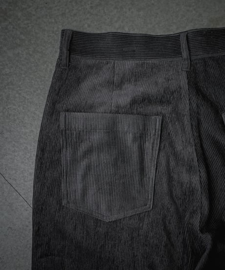 VISCOSE WOOL CORDUROY TROUSERS