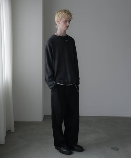 COLOR NEP YARN WOOL ROLL KNIT