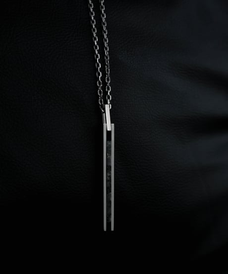 FOLIE STONE SILVER OBJECT NECKLACE