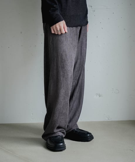 VISCOSE WOOL CORDUROY TROUSERS