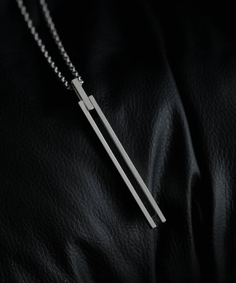 FOLIE STONE SILVER OBJECT NECKLACE