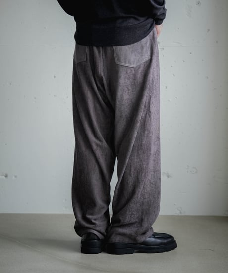 VISCOSE WOOL CORDUROY TROUSERS