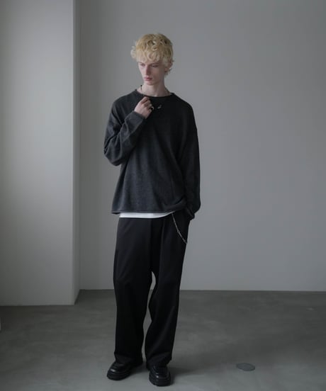 COLOR NEP YARN WOOL ROLL KNIT