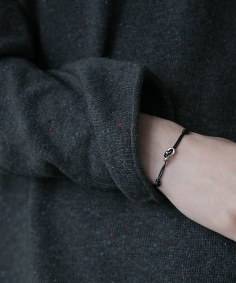 LEATHER CORD HERITAGE BRACELET by SILVER 925