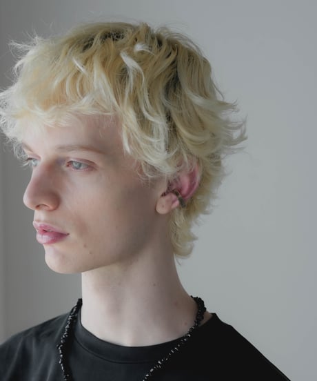 STONE SILVER EAR CUFF