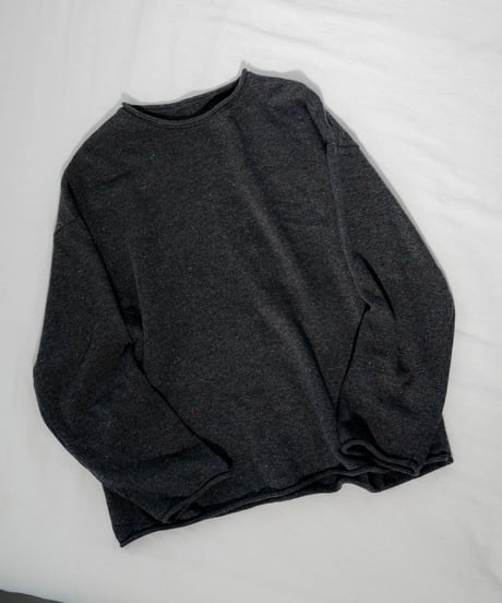 COLOR NEP YARN WOOL ROLL KNIT