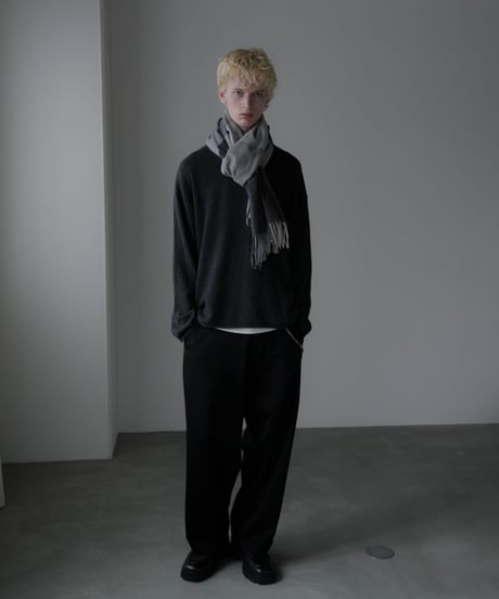 COLOR NEP YARN WOOL ROLL KNIT