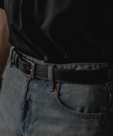 LUXURY MATERIAL CLASSIC Annonay LEATHER BELT