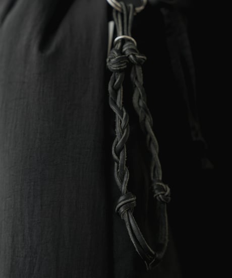GUIDI LEATHER BRAID KEYRING
