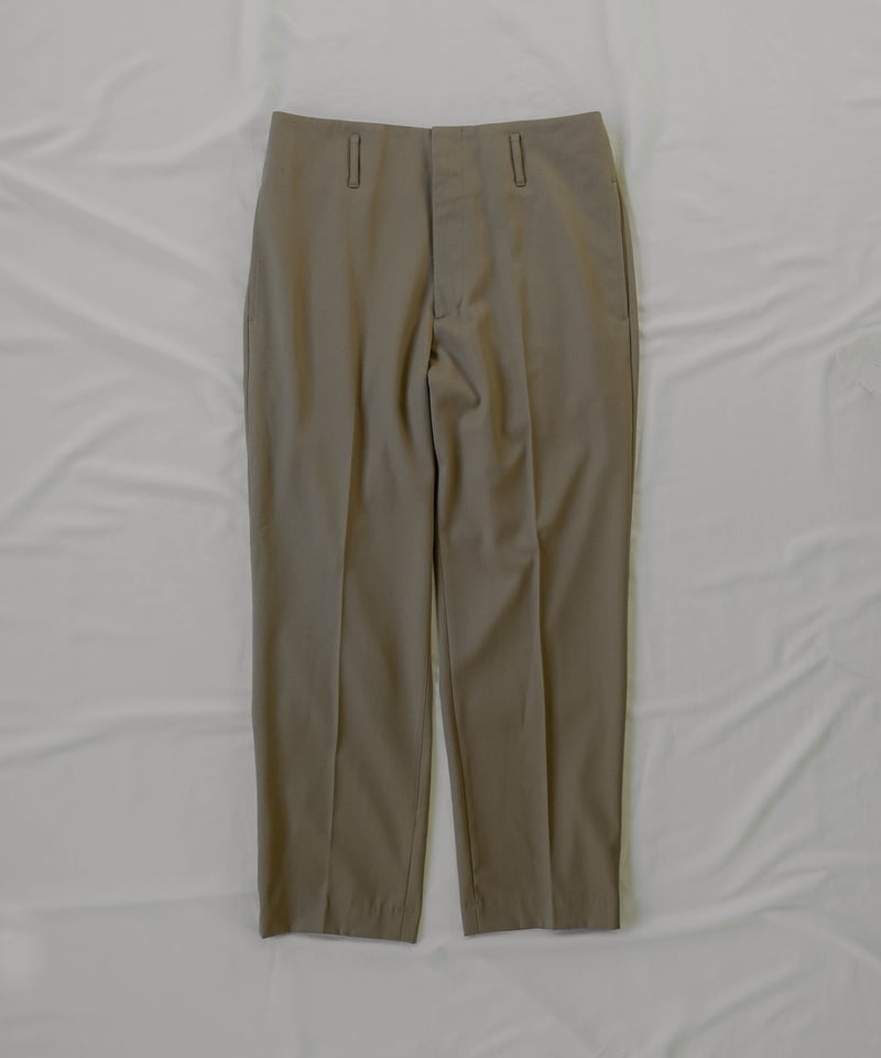 LUXURY MATERIAL BISHU WOOL TROUSERS | CTHY