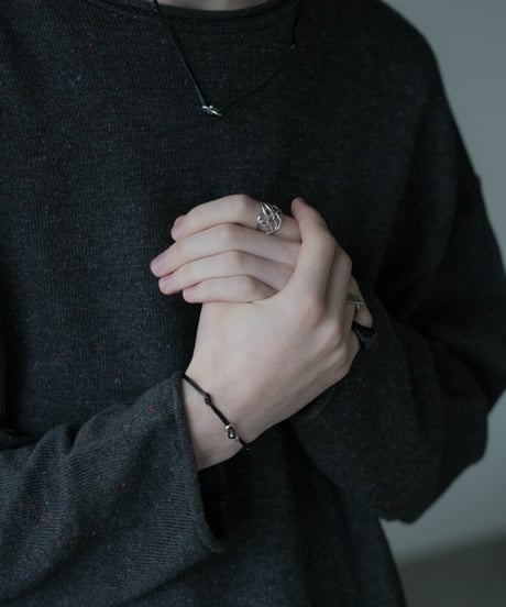 LEATHER CORD HERITAGE BRACELET by SILVER 925