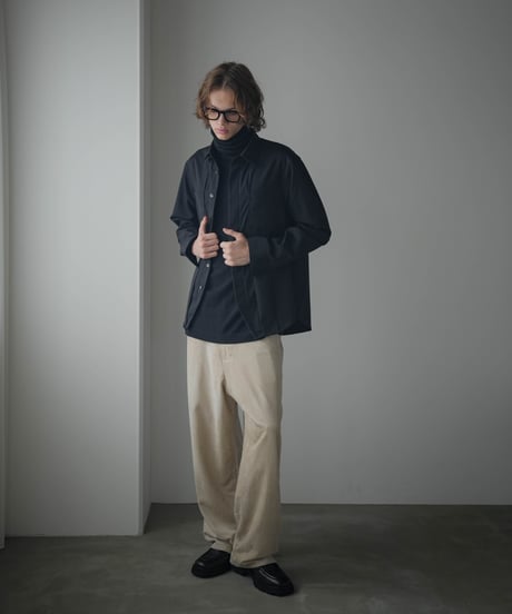VISCOSE WOOL CORDUROY TROUSERS