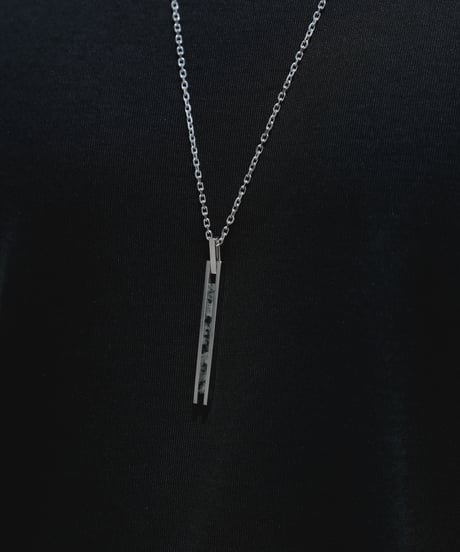 FOLIE STONE SILVER OBJECT NECKLACE