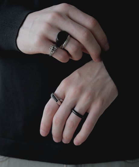 FOLIE ALL STONE RING "DOME"
