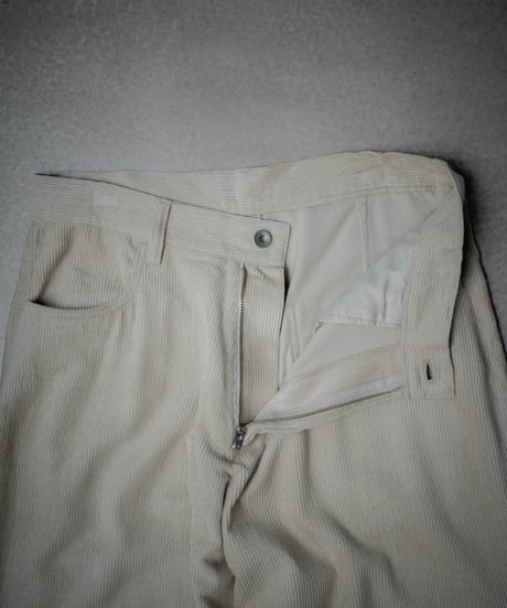 VISCOSE WOOL CORDUROY TROUSERS