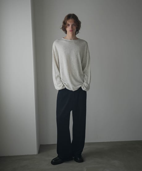VISCOSE WOOL CORDUROY TROUSERS
