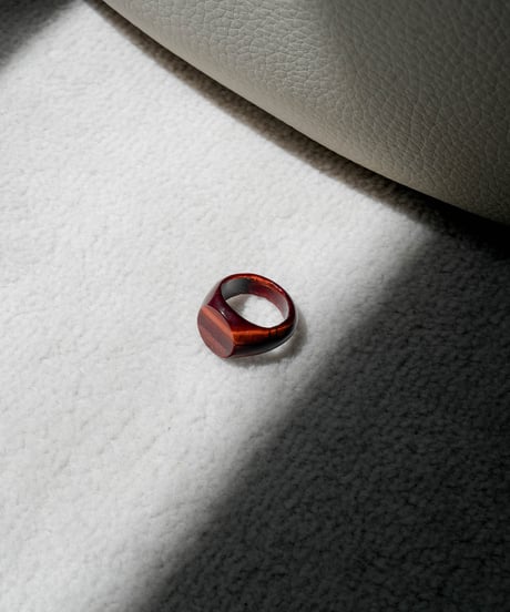 FOLIE ALL STONE RING “SIGNET”