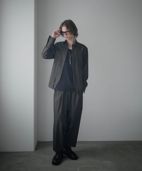 FOLIE BISHU WOOL SHIRT JACKET