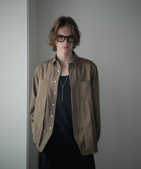 FOLIE BISHU WOOL SHIRT JACKET