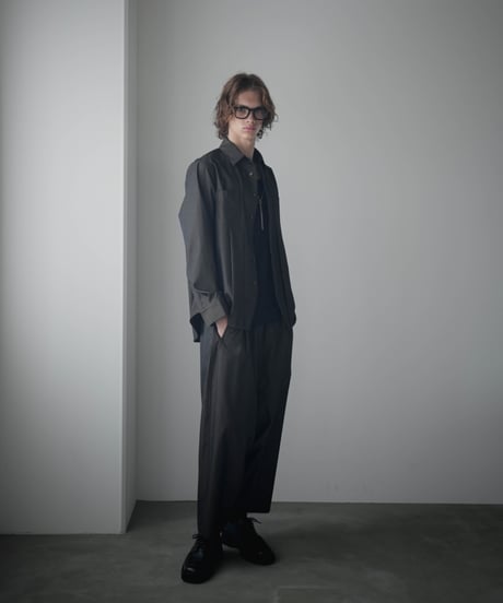 FOLIE BISHU WOOL SHIRT JACKET