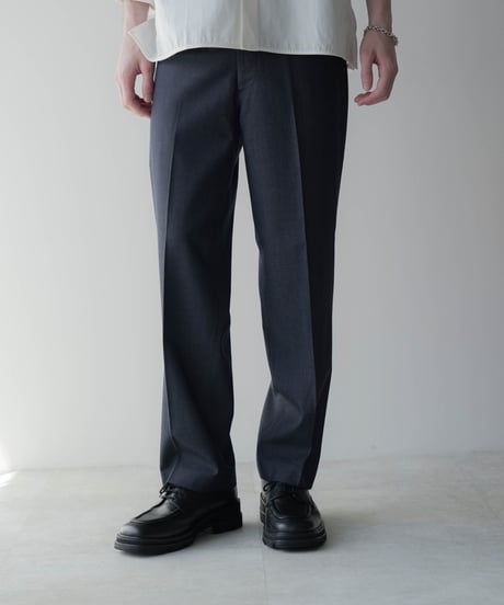 LUXURY MATERIAL BISHU WOOL TROUSERS
