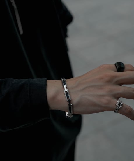 FOLIE STONE SILVER OBJECT BRACELET
