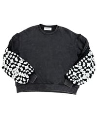 [DISCOVERED27SS] PIGMENT CROCHET SLEEVE SWEAT
