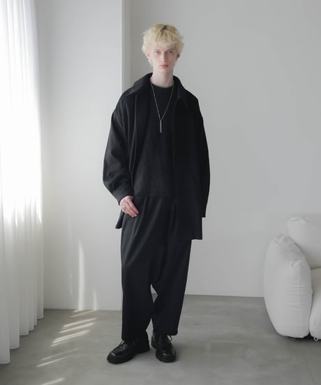FOLIE Super180's WOOL COCOON COAT