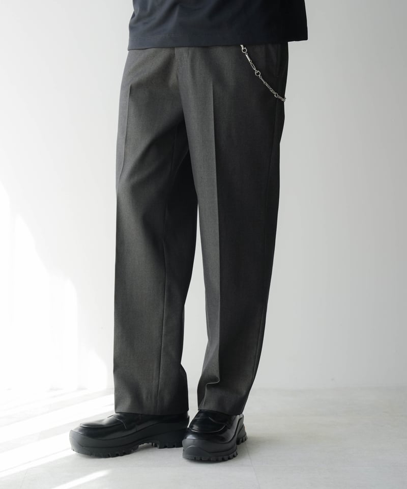 LUXURY MATERIAL BISHU WOOL TROUSERS | CTHY