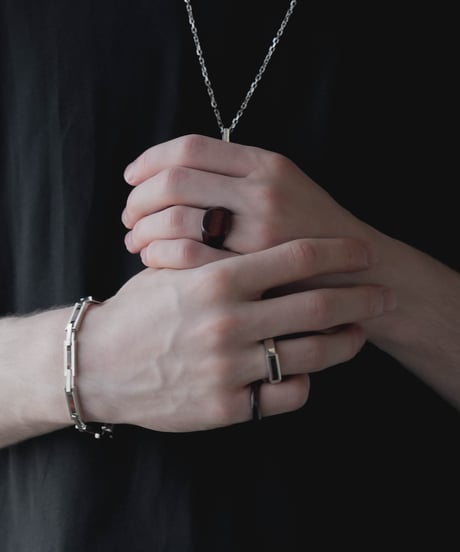 FOLIE STONE SILVER OBJECT BRACELET