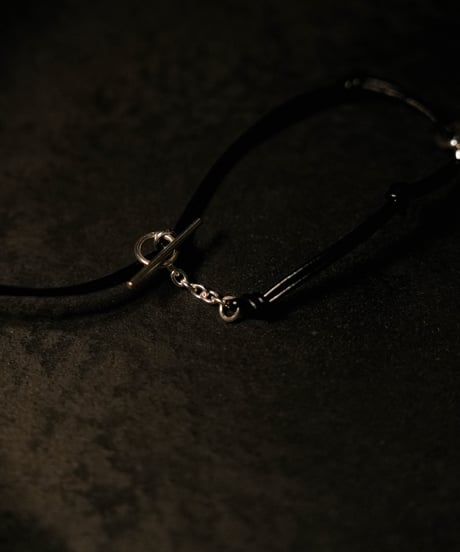 LEATHER CORD HERITAGE BRACELET by SILVER 925