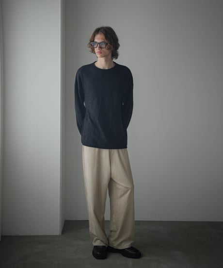 VISCOSE WOOL CORDUROY TROUSERS