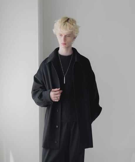 FOLIE Super180's WOOL COCOON COAT