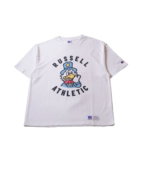 [DISCOVERED27SS] RUSSELLxDISCOVERED Campus Jersey Bird Print T
