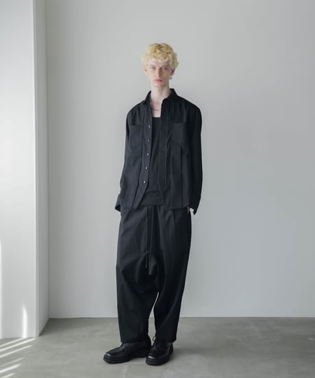 UXURY MATERIAL BISHU WOOL SHIRT JACKET