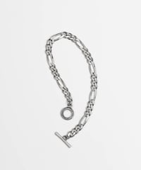 ITALIAN SILVER FIGARO CHAIN BRACELET