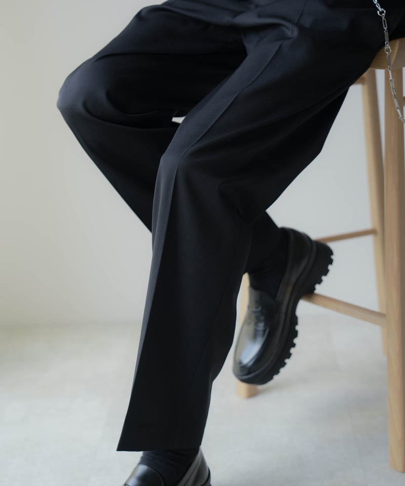 LUXURY MATERIAL BISHU WOOL TROUSERS | CTHY