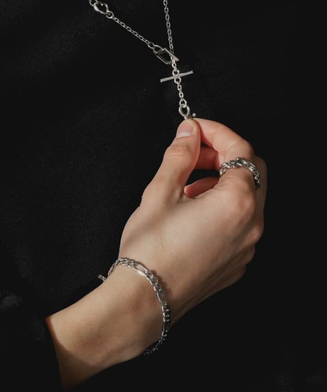 ITALIAN SILVER FIGARO CHAIN BRACELET