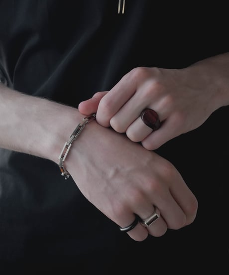 FOLIE STONE SILVER OBJECT BRACELET