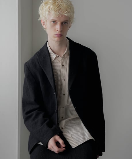 SHRINK WOOL LINEN ARTISAN JACKET