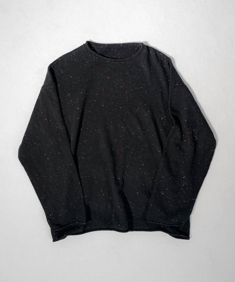 COLOR NEP YARN WOOL ROLL KNIT